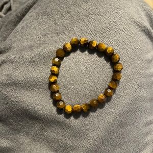 Handmade Hexagon Sphere Beads Bracelet